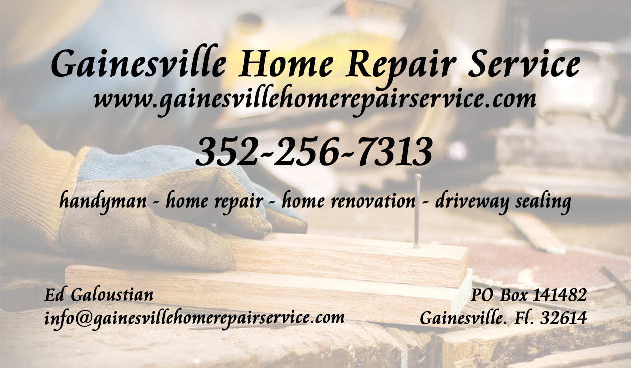 Gainesville Florida handyman and repair service